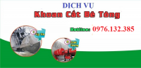 Nhận khoan cắt bê tông tại vĩnh phúc: 0976.132.385